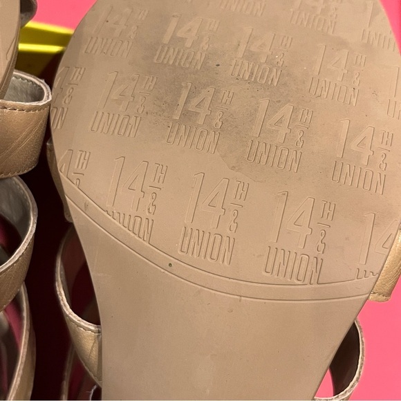 14th & Union Heels Black Nude Strappy 4” Size 9.5 - Picture 11 of 13